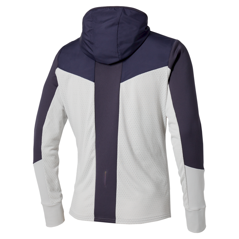 Mizuno Active Warmalite Hybrid Full Zip Hooded Long Sleeve Top - Laufjacke - Herren | Hardloop