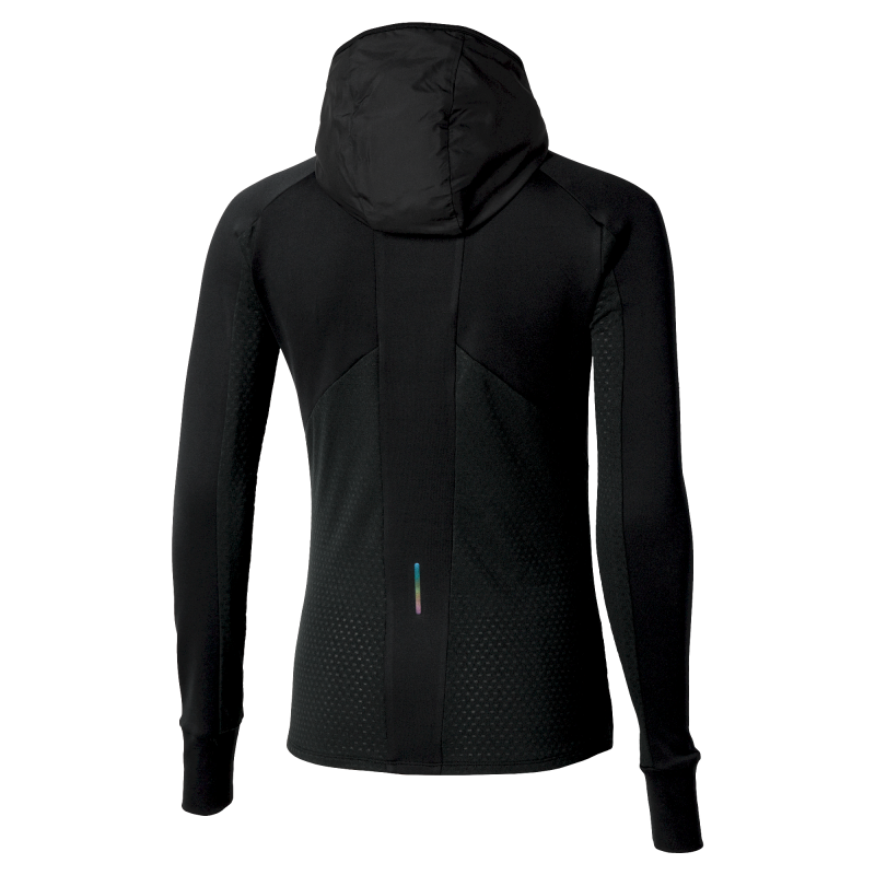 Mizuno Active Warmalite Hybrid Full Zip Hooded Long Sleeve Top - Laufjacke - Damen | Hardloop