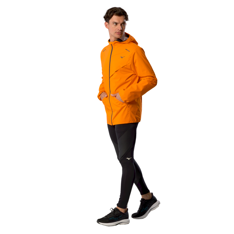 Mizuno Tech Thermal Charge Hodded Jacket - Running jacket - Men's | Hardloop