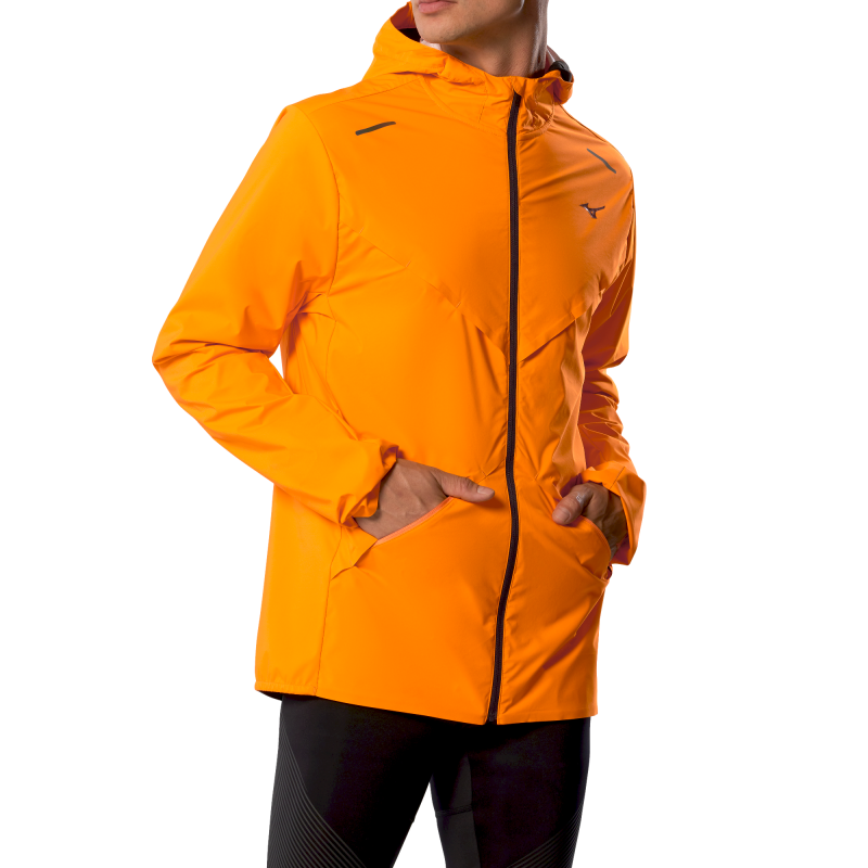 Mizuno Tech Thermal Charge Hodded Jacket - Casaco running homem | Hardloop