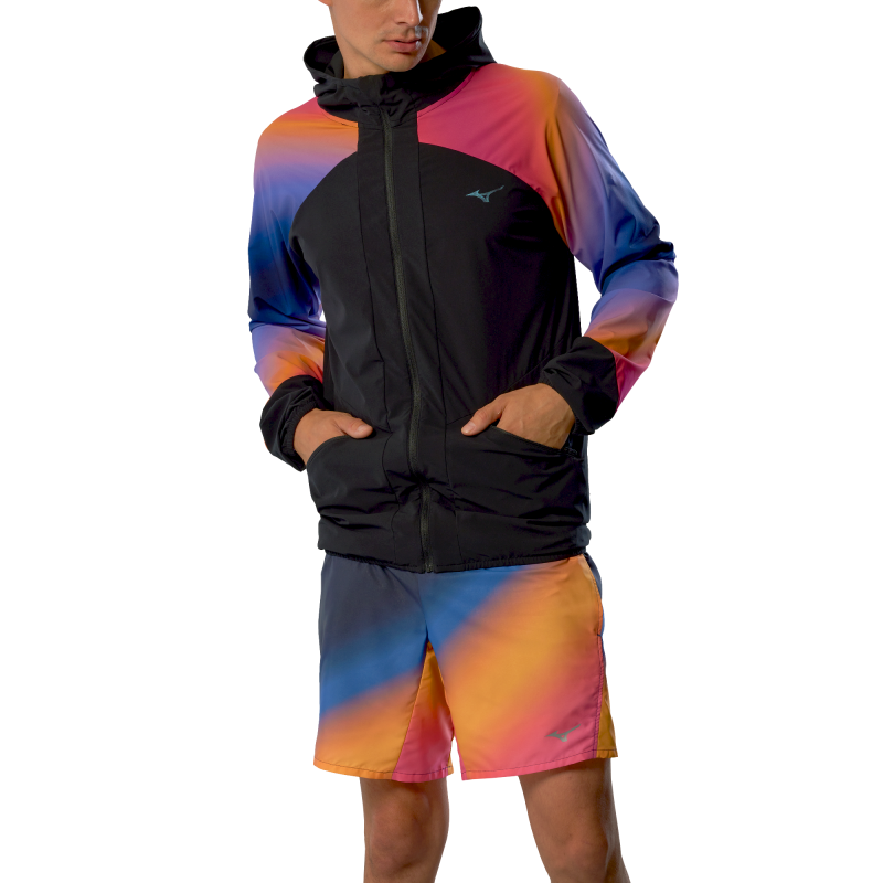 Mizuno Active Alpha Hodded Jacket - Running jacket - Men's | Hardloop