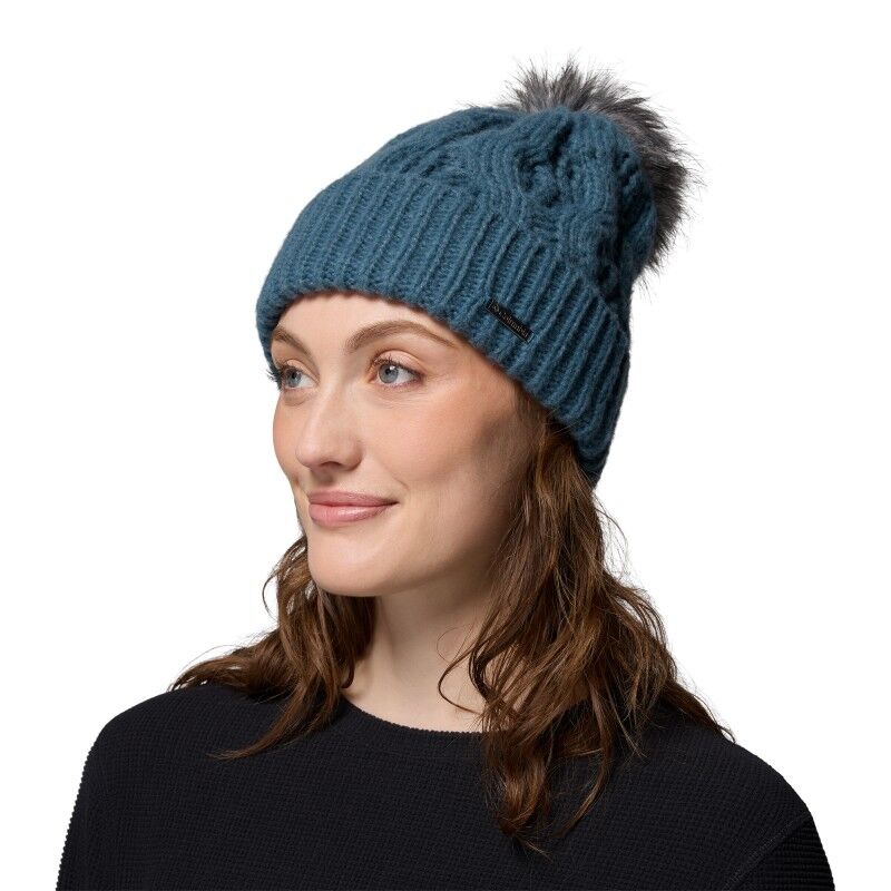 Columbia Boundless Days Cable Knit Pom Beanie - Beanie - Women's | Hardloop