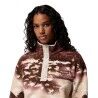Columbia Helvetia II Printed Cropped Half Snap - Giacca in pile - Donna | Hardloop