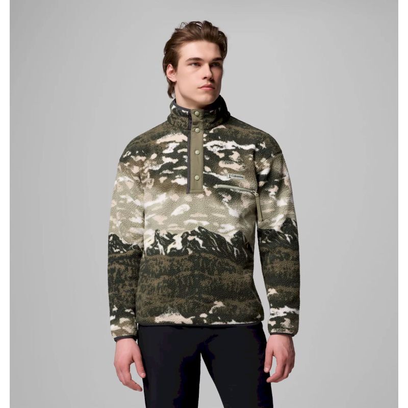 Helvetia II Printed Half Snap Fleece - Fleecejacke - Herren