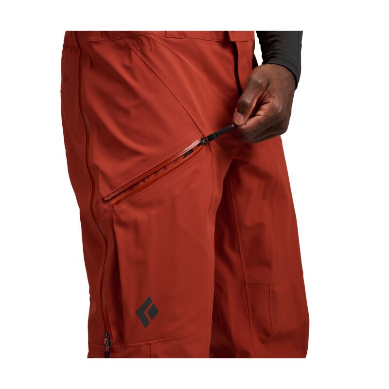 Black Diamond Recon Stretch Bibs - Ski Bib Pants - Herrer | Hardloop