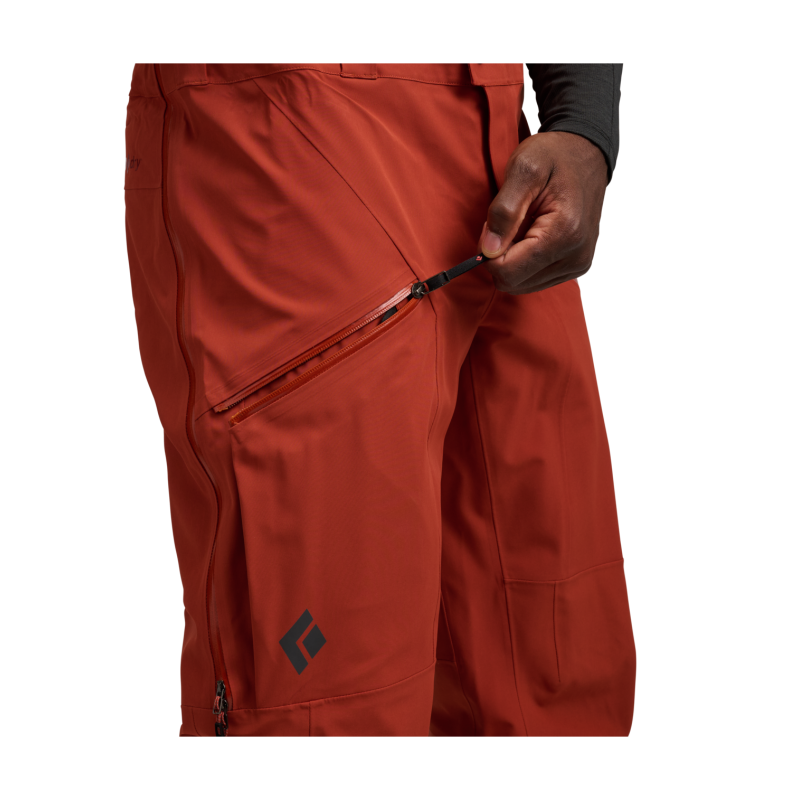 Black Diamond Recon Stretch Bibs - Macacão ski homem | Hardloop