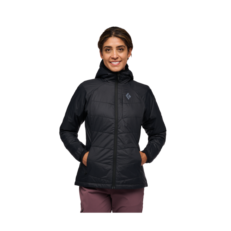 Black Diamond Solution Hoody - Casaco penas mulher | Hardloop