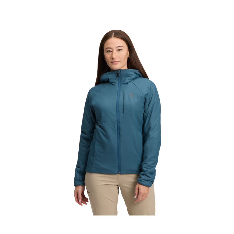 Black Diamond First Light Stretch Hoody - Dámská péřova | Hardloop