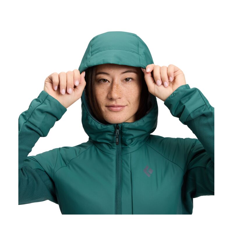 Black Diamond First Light Hybrid Hoody - Hybridjackor - Dam | Hardloop