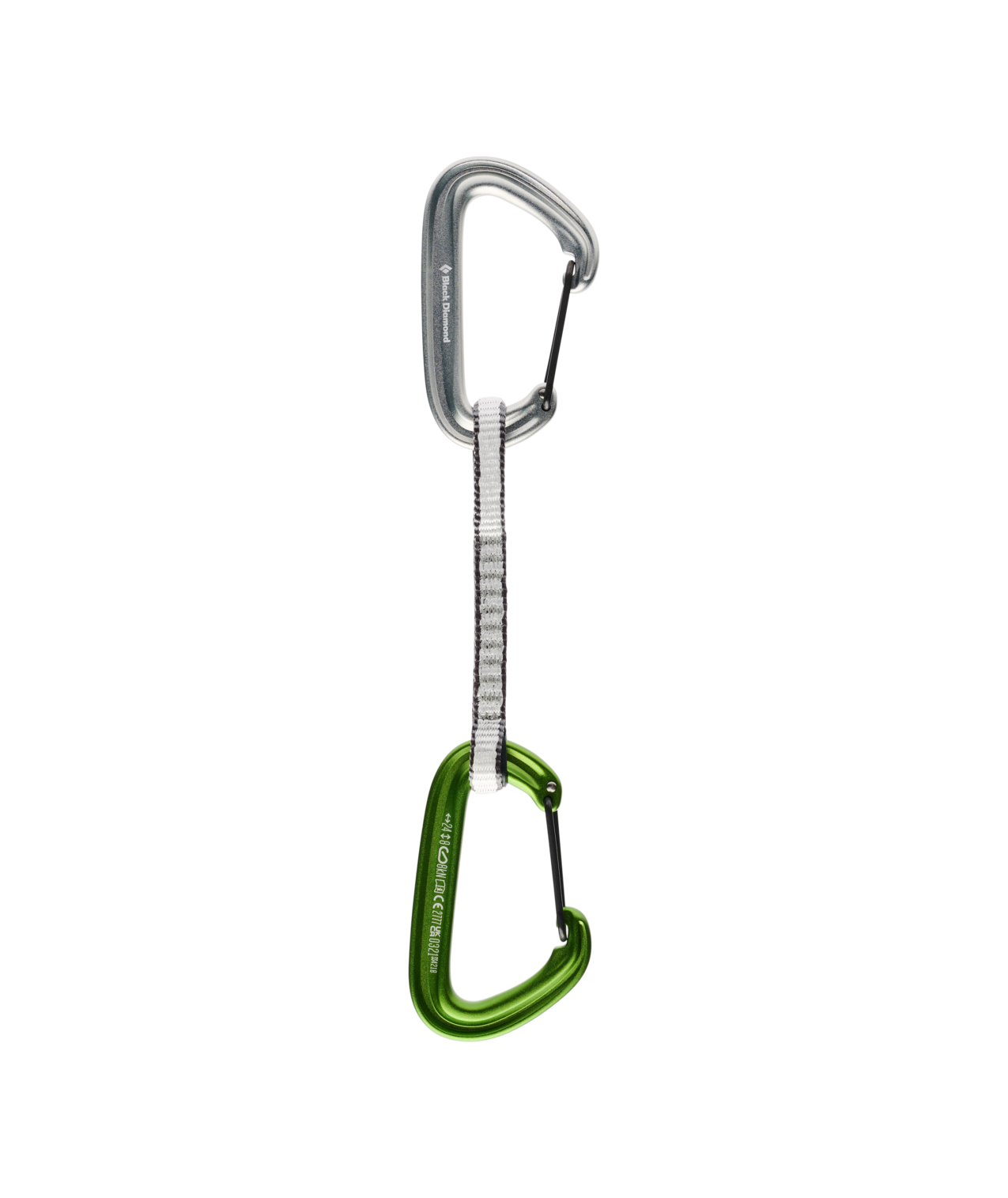 Black Diamond Litewire Quickdraw 12 cm - Karabinek | Hardloop