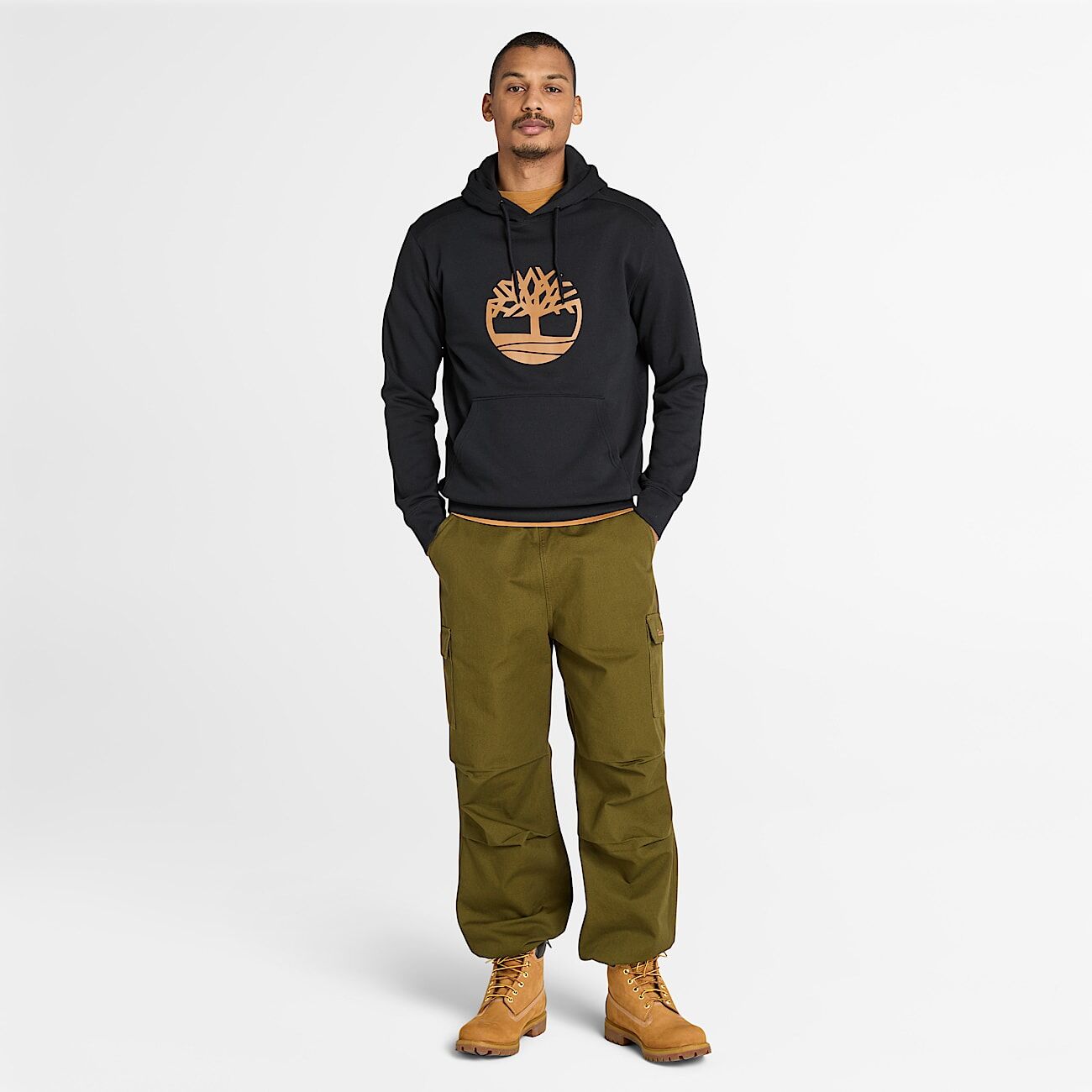 Timberland Kennebec River Tree Logo Hoodie - Hoodie - Men's | Hardloop