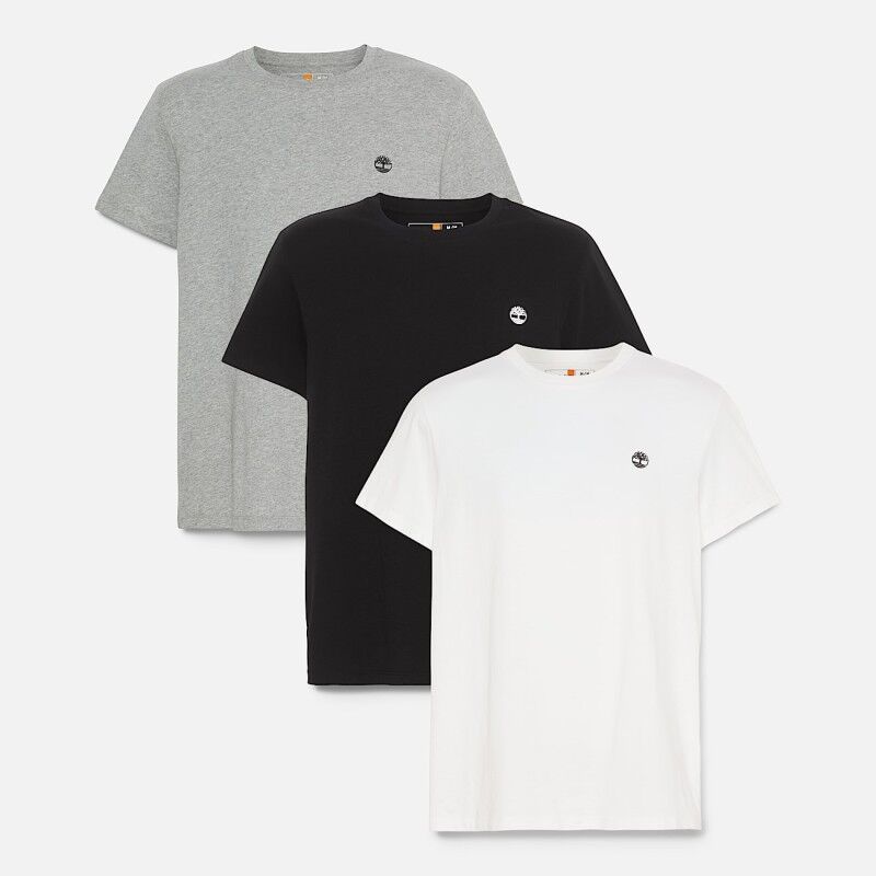 Timberland Dunstan River 3 x Pack Tee - T-shirt - Uomo | Hardloop