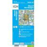 IGN Massif des Bauges - Mapa topograficzna | Hardloop