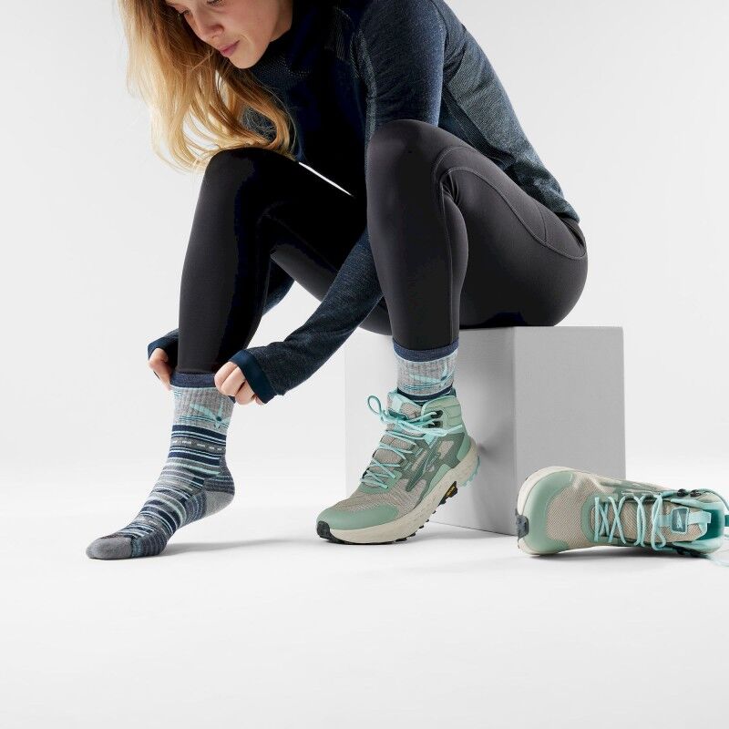 Smartwool Hike Targeted Cushion Dragon Stitch Mid Crew Socks - Hiking socks - Women's | Hardloop