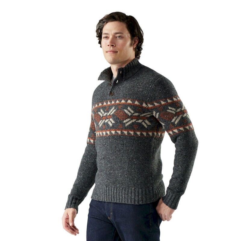 Heavy Henley Sweater - Trui - Heren