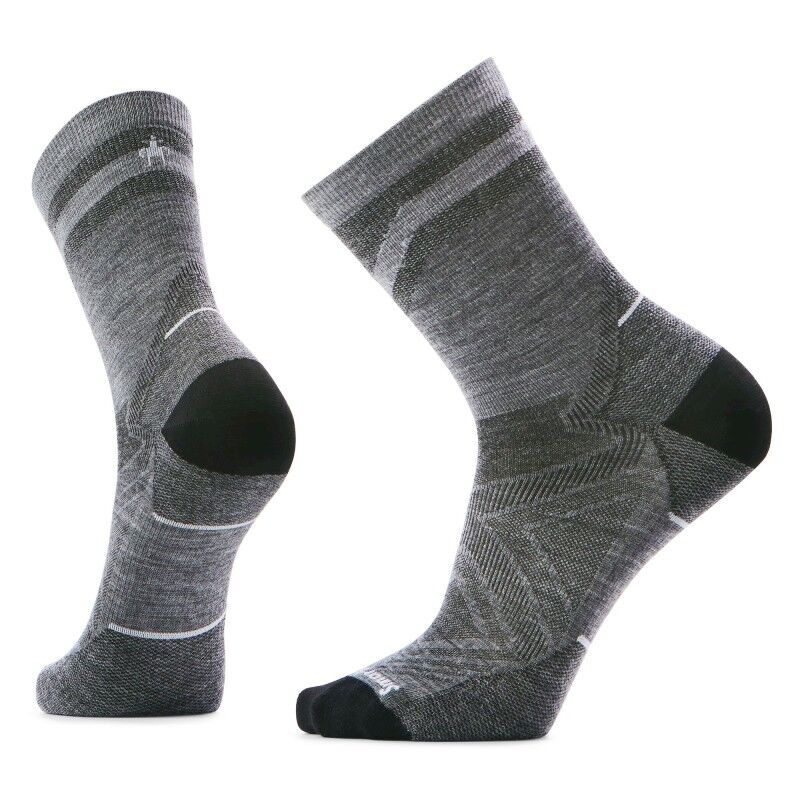 Run Zero Cushion Mid Crew Pattern Socks - Pánské běžecké ponožky
