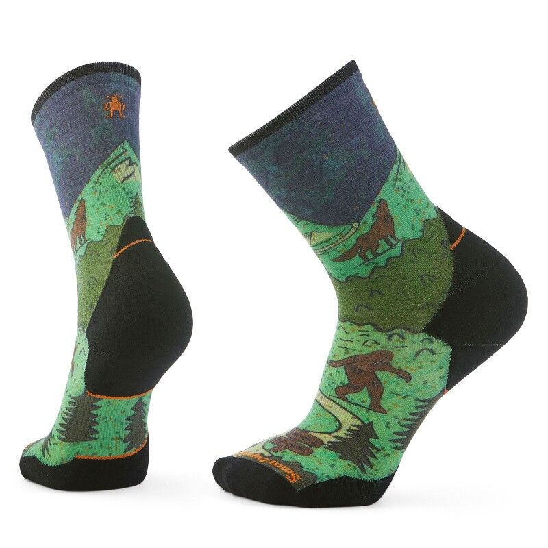 Trail Run Targeted Cushion Neature Print Crew Socks - Trailrunningsocken - Herren