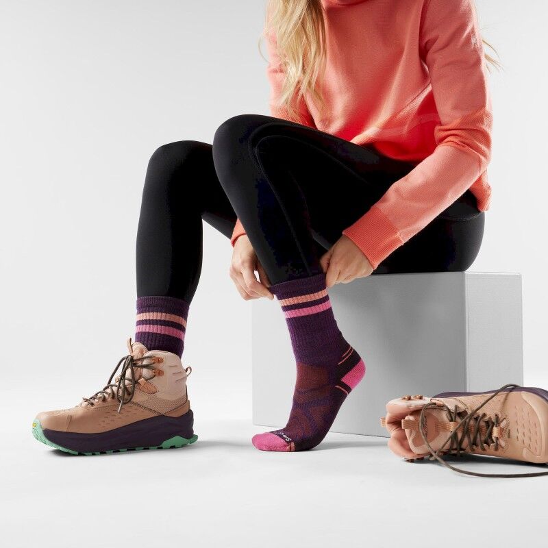Smartwool Hike Light Cushion Tube Stripe Crew - Meias de caminhada mulher | Hardloop