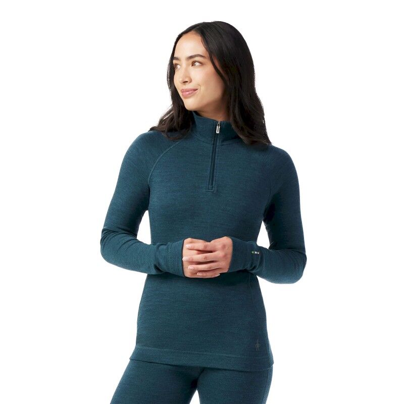 Classic Thermal Merino Base Layer 1/4 Zip - Swetry z wełny merynosa damski