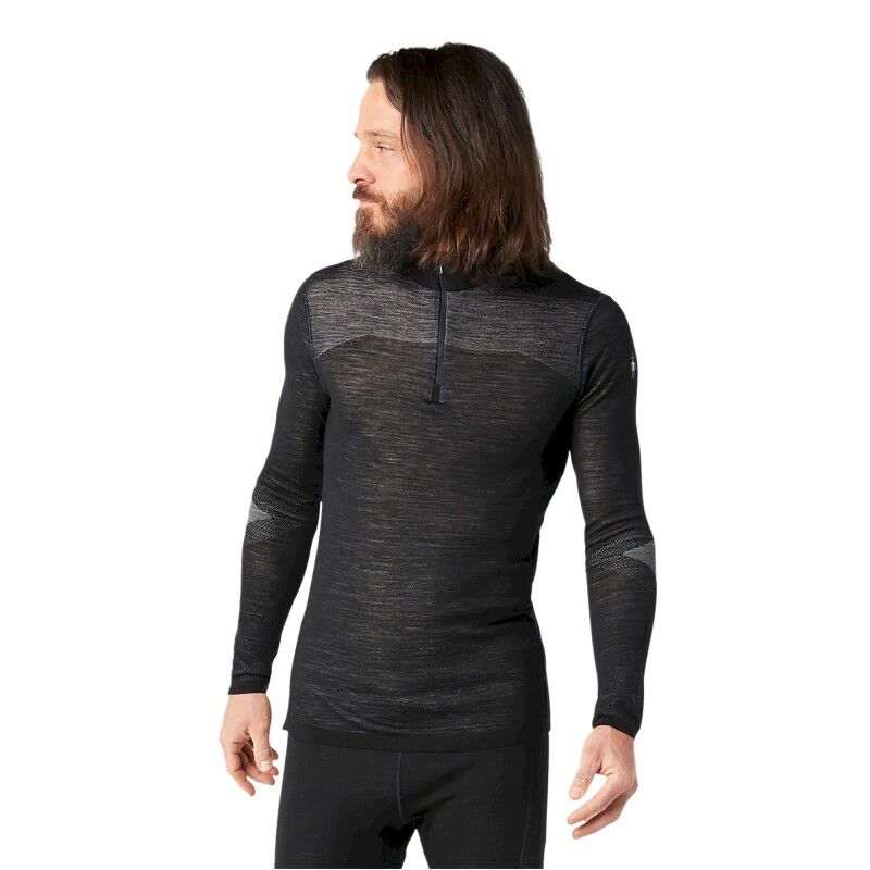 Smartwool Intraknit Thermal Merino Base Layer 1/4 Zip - Camisola térmica de lã merino homem | Hardloop