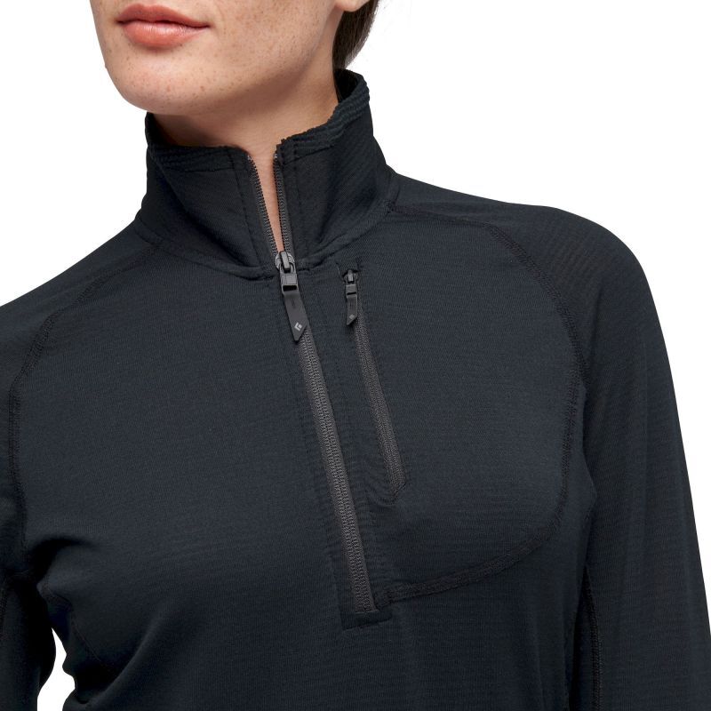 Black Diamond Coefficient LT Quarter Zip Pullover - Fleecetröjor - Dam | Hardloop