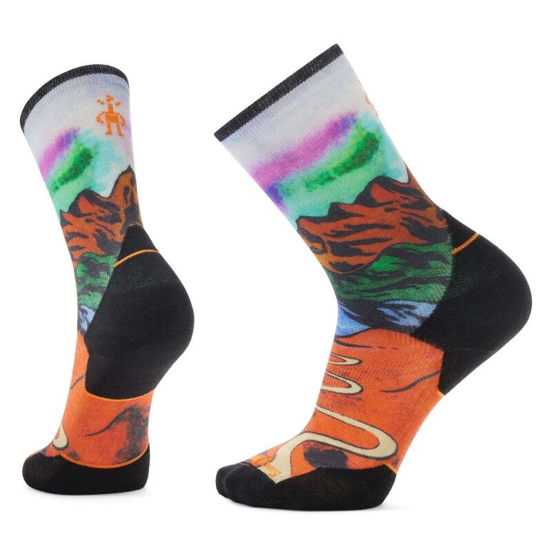 Trail Run Targeted Cushion Singletrack Print Crew Socks - Chaussettes trail homme