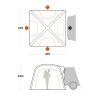 Ferrino Wanderer Trunk Tent - Tenda da campeggio | Hardloop