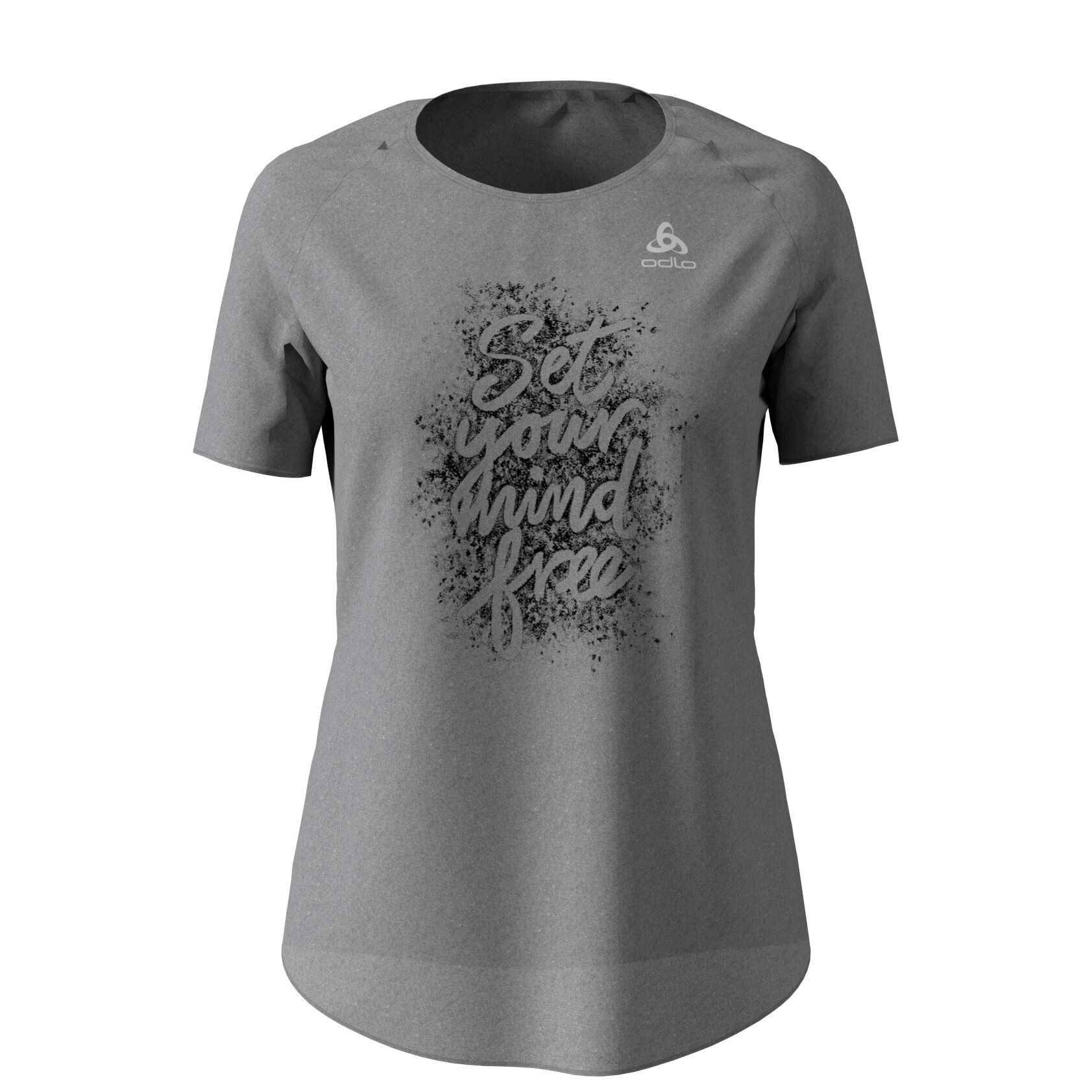Odlo Millennium Element Print T-Shirt S/S Crew Neck - T-paita - Naiset
