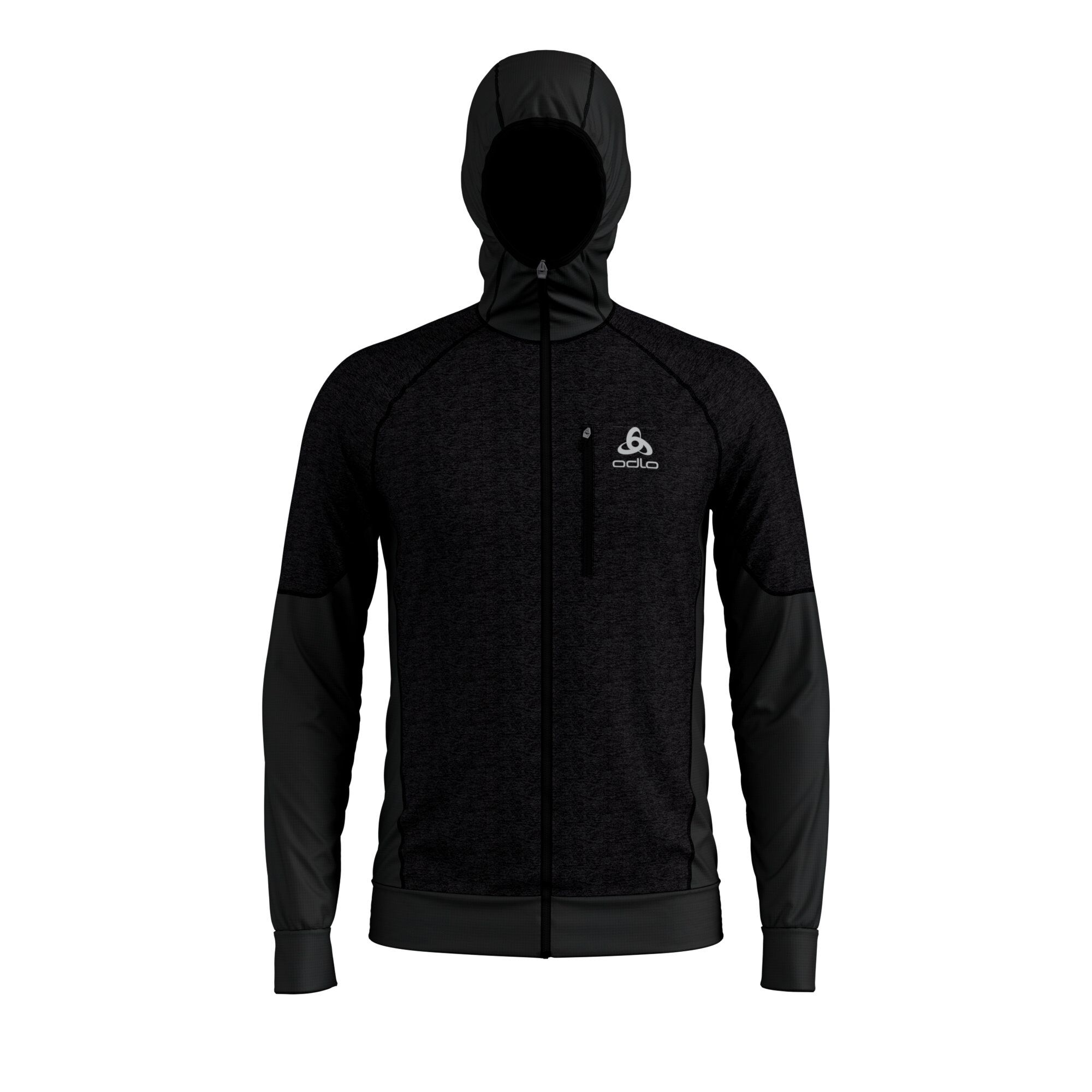 Odlo Millennium Yakwarm Hoody Midlayer Full Zip - Fleece jacket - Men's
