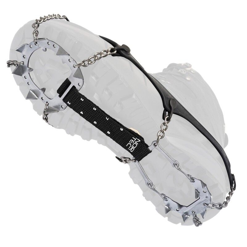 Crampons Nortec Trail 2.4 – Fabriqués En Italie, Ultra-légers Pour La Course Et La Randonnée Sur Glace Et Neige, Avec étui L (42-44)