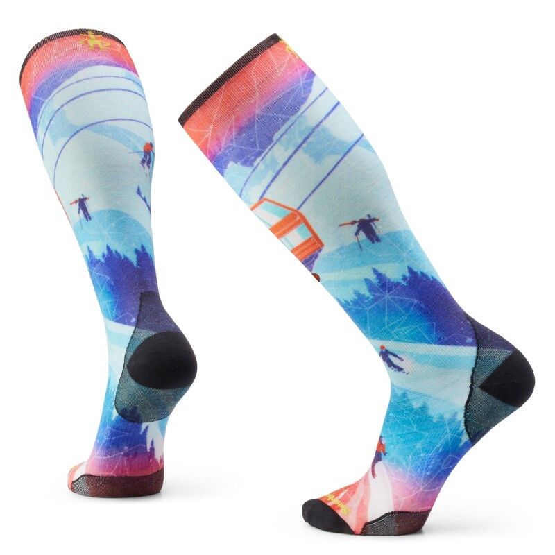 Ski Zero Cushion Ski Day Print OTC Socks - Skisokken