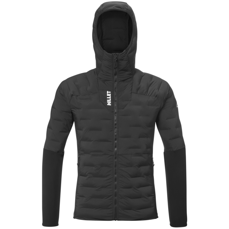 White Hybrid Hoodie - Doudoune homme