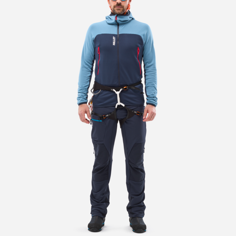 Millet Fusion Grid Hoodie - Fleecetröjor Herr