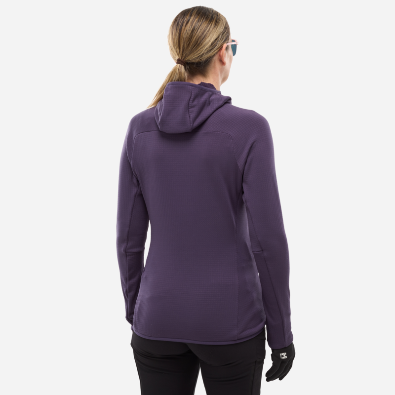 Millet Fusion Grid Hoodie - Giacca in pile - Donna