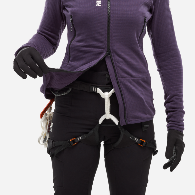 Millet Fusion Grid Hoodie - Giacca in pile - Donna