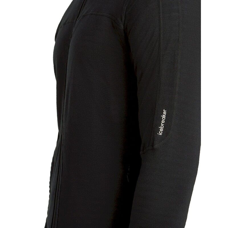 icebreaker Merino Blend 300 RealFleece Descender LS Zip Hoodie - Merino Fleece jacket - Men's | Hardloop