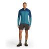 icebreaker Merino Blend 300 RealFleece Descender LS Zip Hoodie - Fleece de lã merino homem | Hardloop