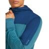 icebreaker Merino Blend 300 RealFleece Descender LS Zip Hoodie - Polaire en laine mérinos homme | Hardloop