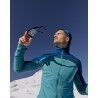 icebreaker Merino Blend 300 RealFleece Descender LS Zip Hoodie - Fleece de lã merino homem | Hardloop