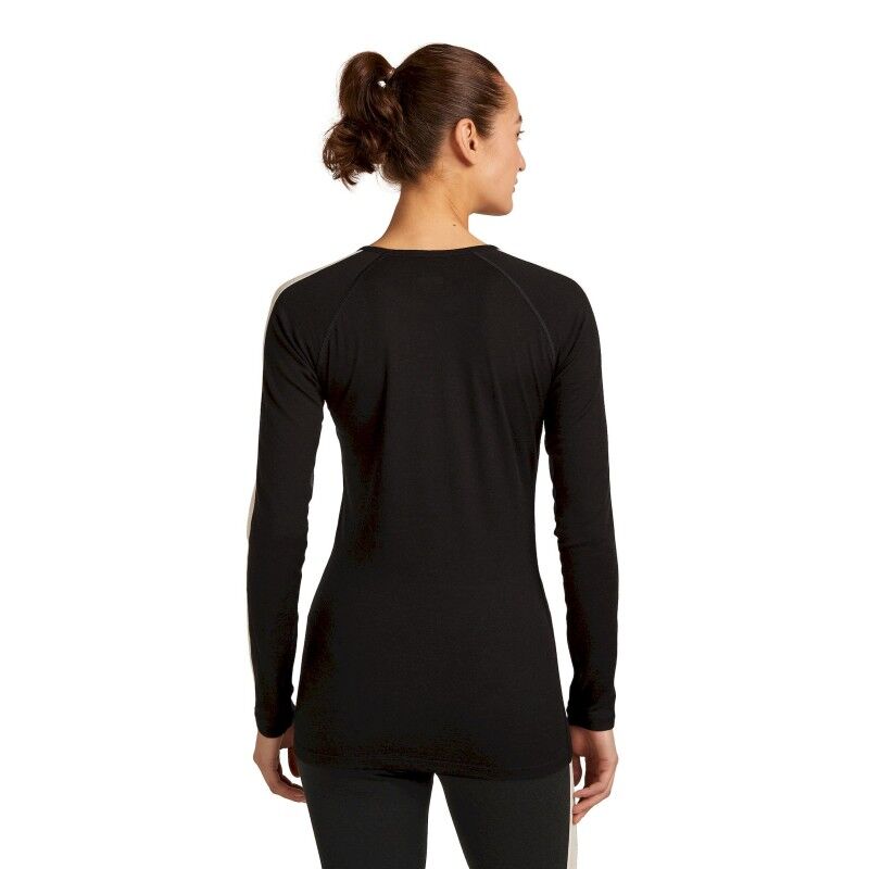 icebreaker Merino 200 Oasis+ LS Crewe - Merino Wollen Shirt - Dames | Hardloop