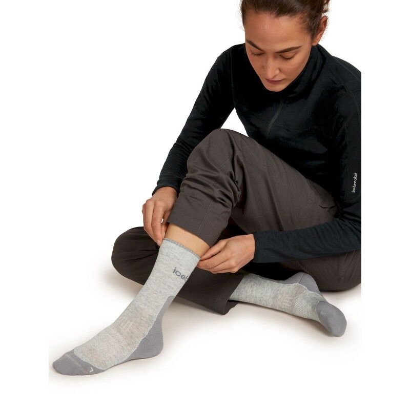 icebreaker Merino Hike+ Light Crew - Chaussettes en laine mérinos femme | Hardloop