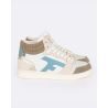 Blanc / Marron Clair / Bleu