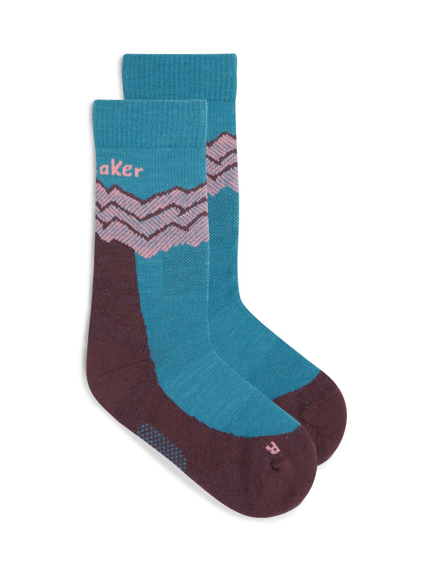 icebreaker Merino Hike+ Medium Crew Across the Peaks - Calze merino - Donna | Hardloop