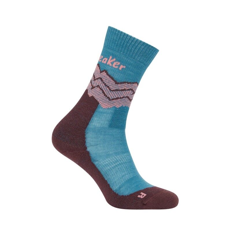 icebreaker Merino Hike+ Medium Crew Across the Peaks - Calze merino - Donna | Hardloop