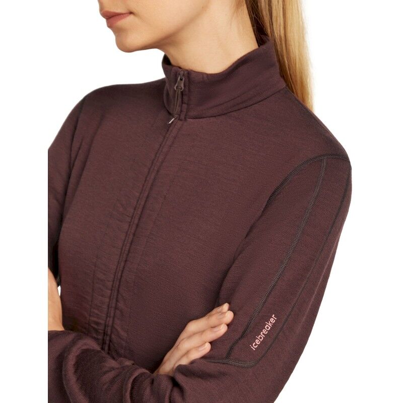 icebreaker 400 RealFleece Descender LS Zip - Merino Fleecejacke - Damen | Hardloop