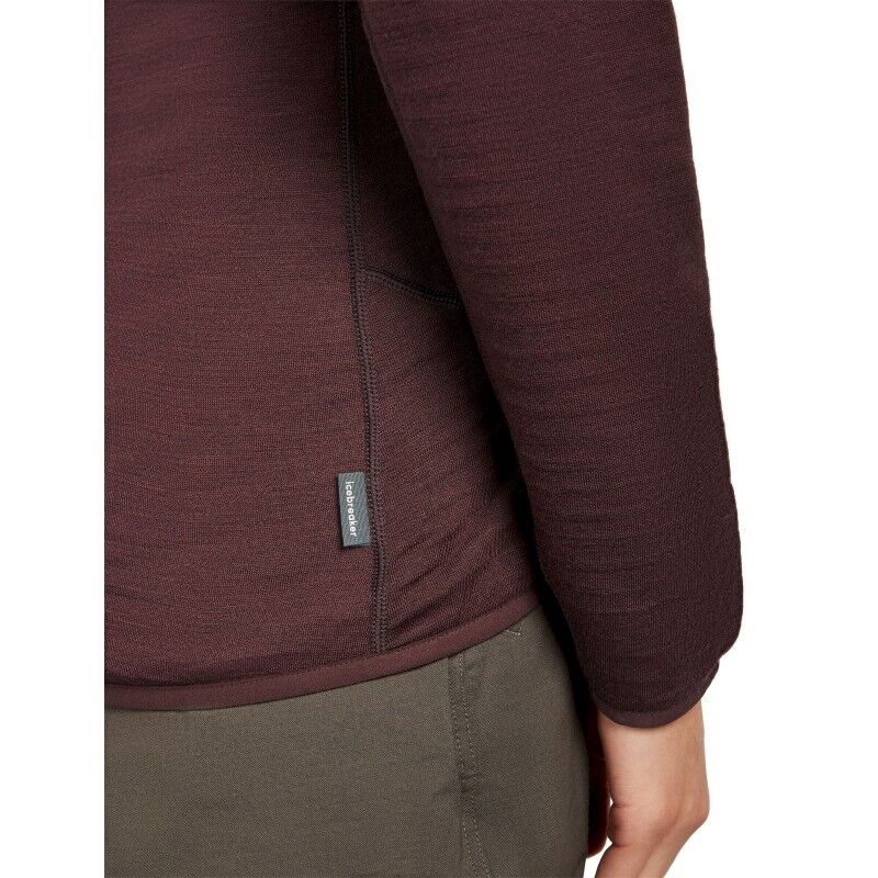 icebreaker 400 RealFleece Descender LS Zip - Merino Fleecejacke - Damen | Hardloop