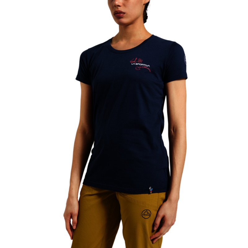 Climb Flower T-Shirt W - T-shirt femme