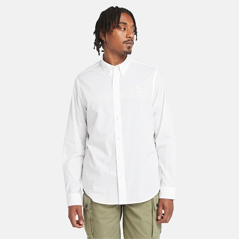 Strech Poplin Long Sleeve Shirt - Skjorte - Herrer