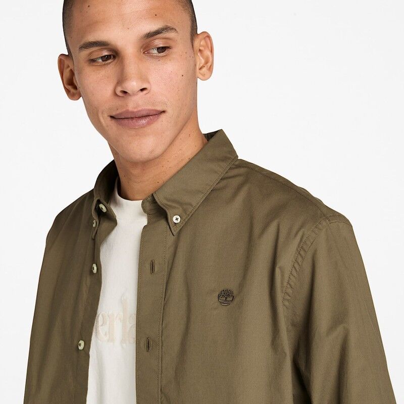 Timberland Strech Poplin Long Sleeve Shirt - Camisa homem | Hardloop