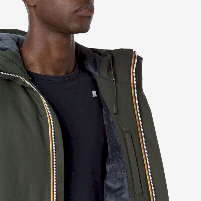 K-Way Jarno Twill Marmotta - Parka homme | Hardloop